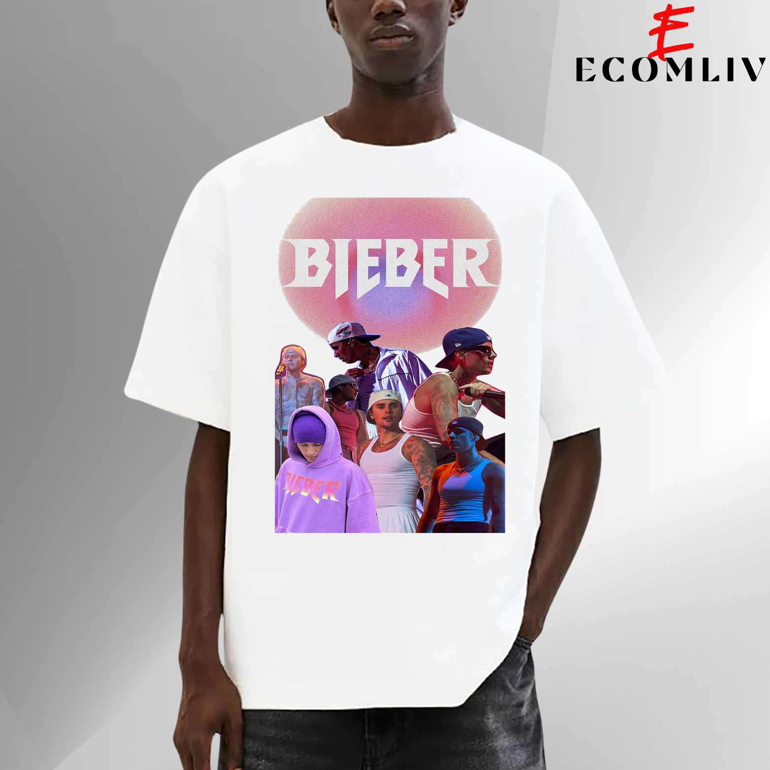 Justin Bieber Graphic Tee, Unisex Streetwear Pop Star Shirt For Fans
